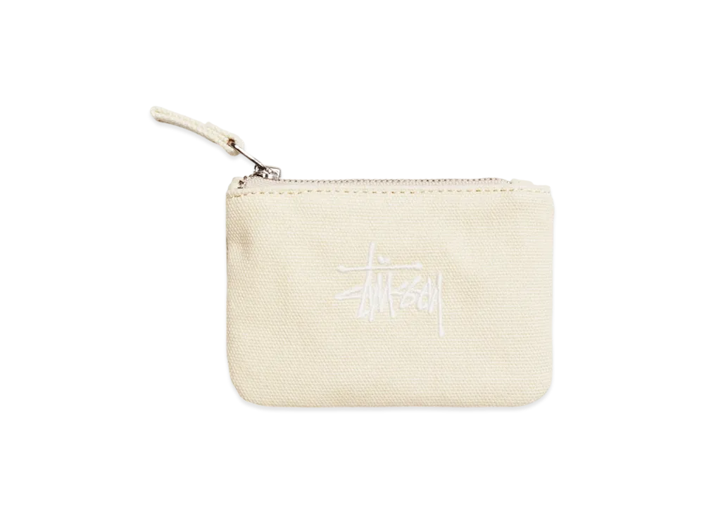 Stussy Canvas Coin Pouch "Natural"
