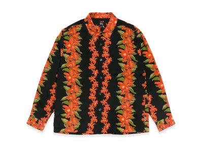 Stussy Hawaiian Floral Shirt "Black"