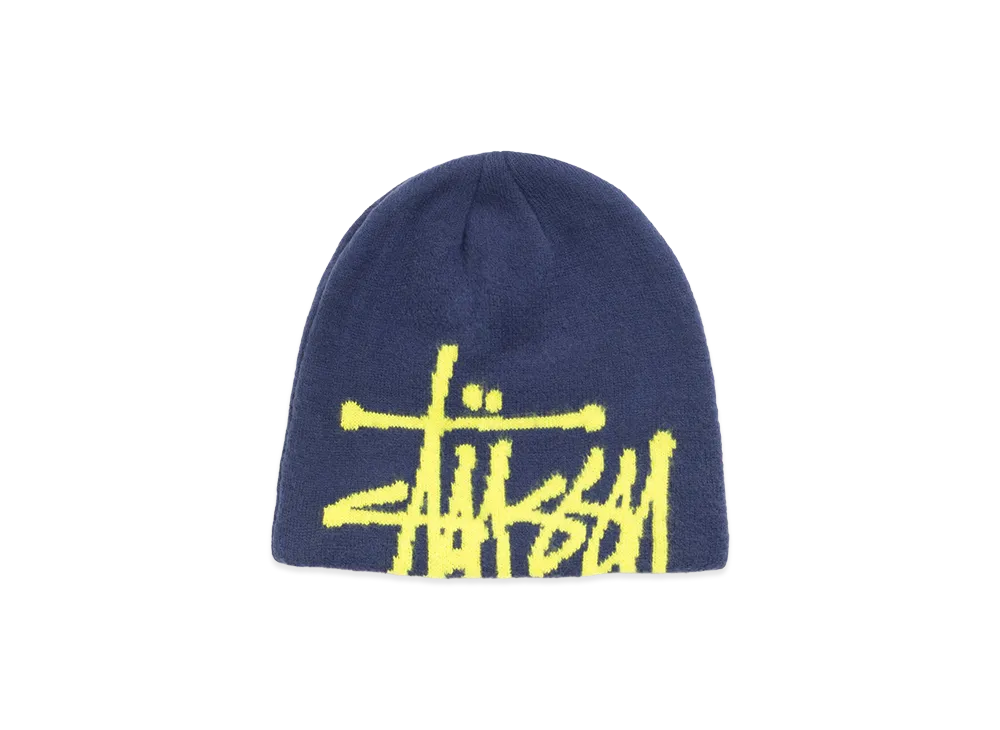 Stussy Brushed Out Basic Skullcap "Navy"