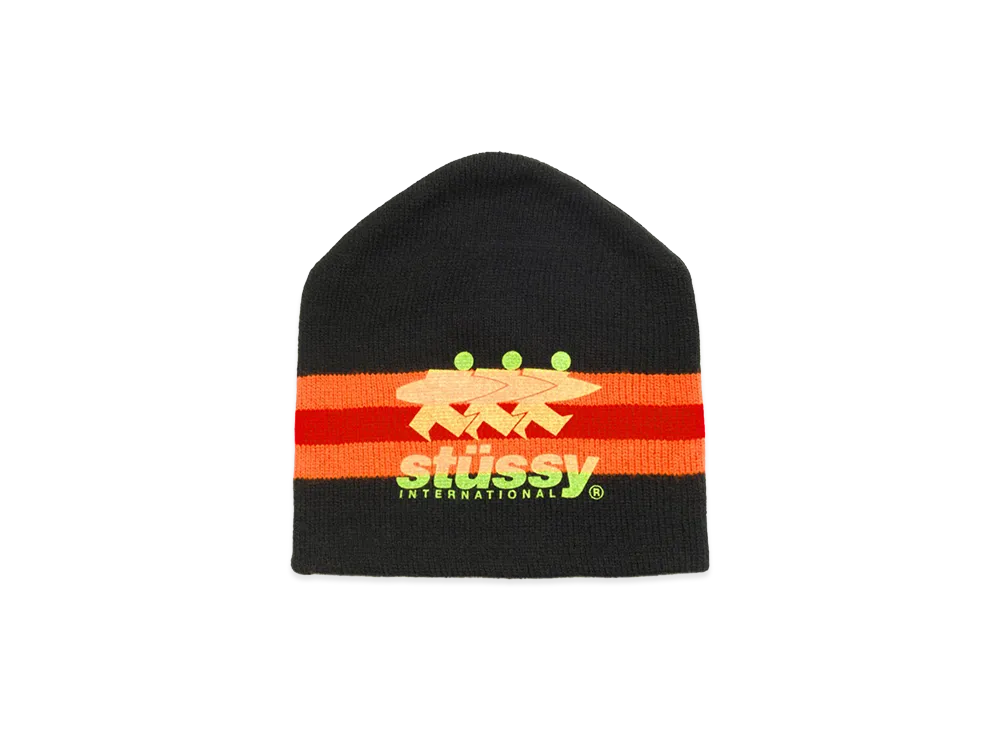 Stussy Stripe Ski Beanie "Black"