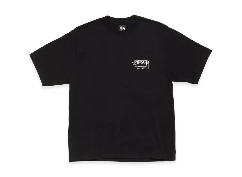 Stussy Dice Clock Tee "Black"
