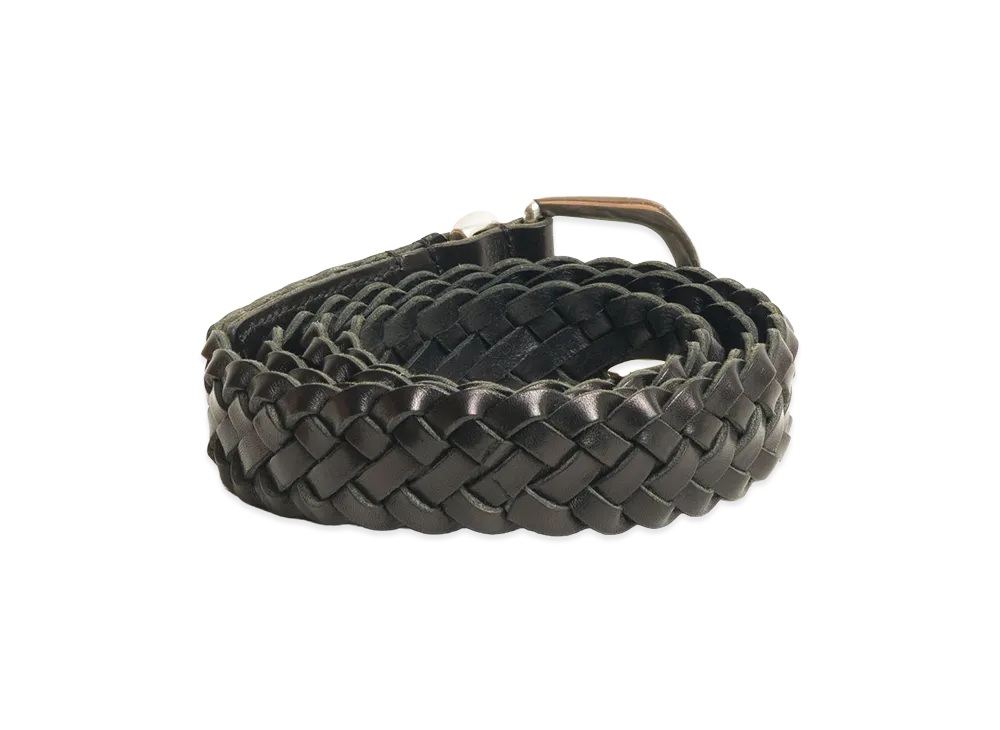 Stussy Braided Leather Belt "Black"