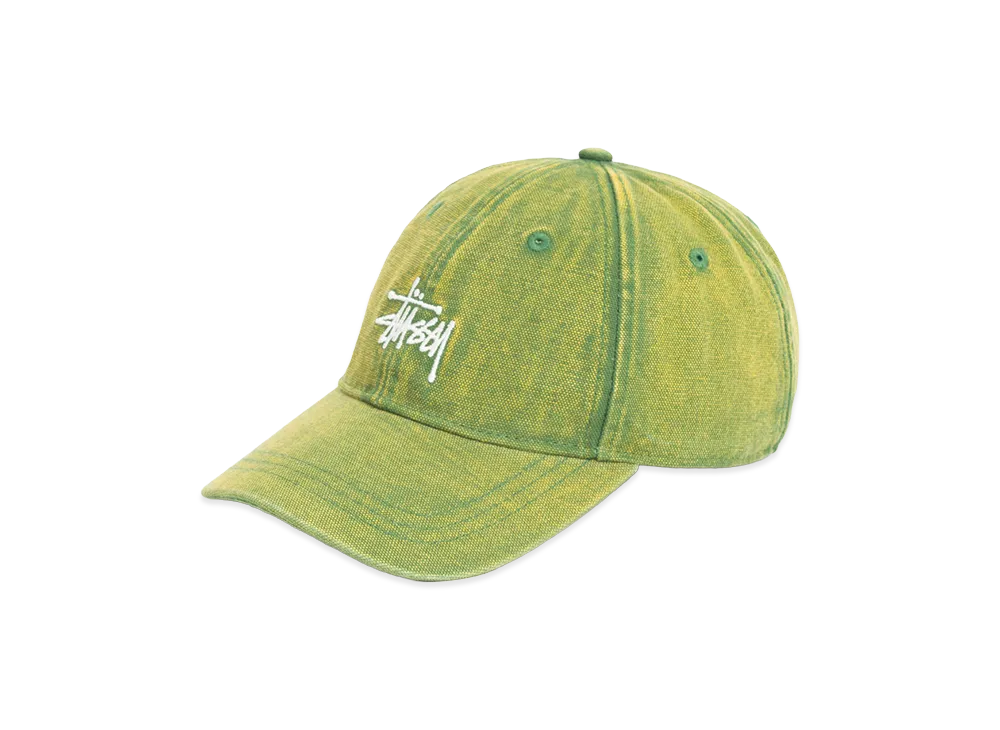 Stussy Washed Basic Stussy Cap "Pine"