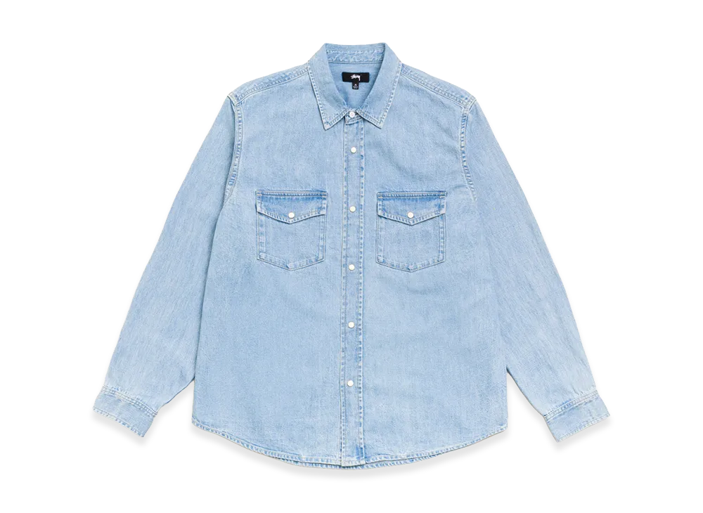 Stussy Denim Western Shirt "Light Denim"