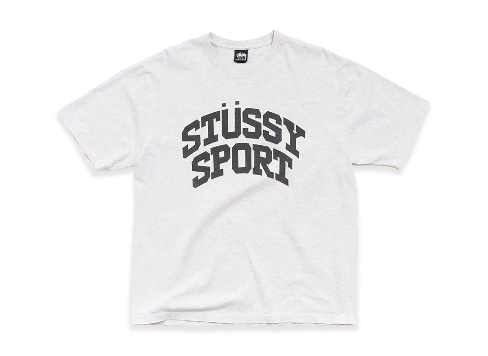 Stussy Block Sport Tee "Ash Heather"