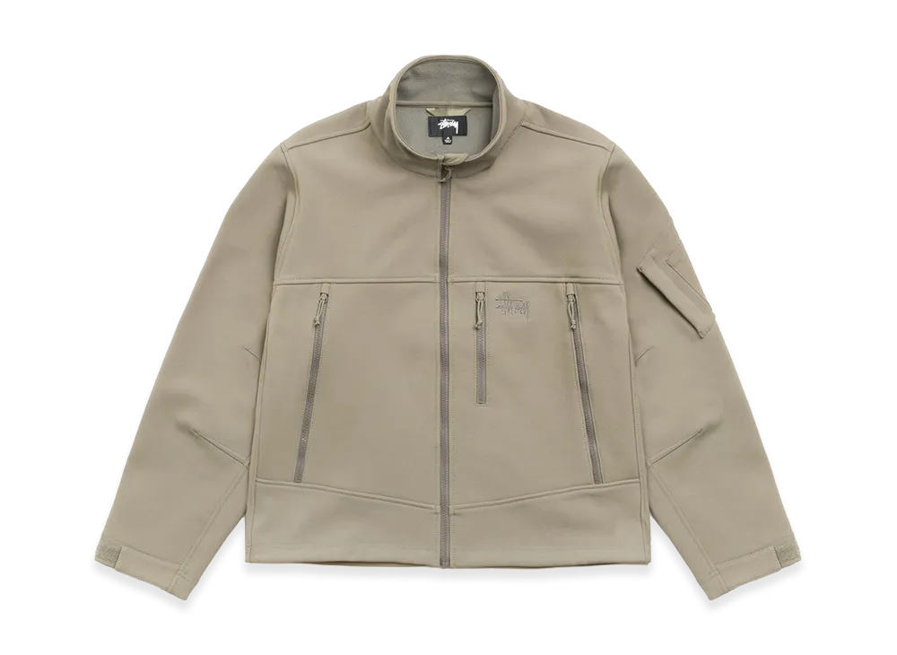Stussy Soft Shell Jacket "Moss Grey"