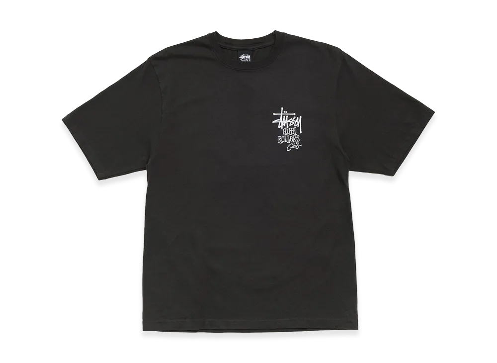 Stussy High Rollers Tee "Faded Black"