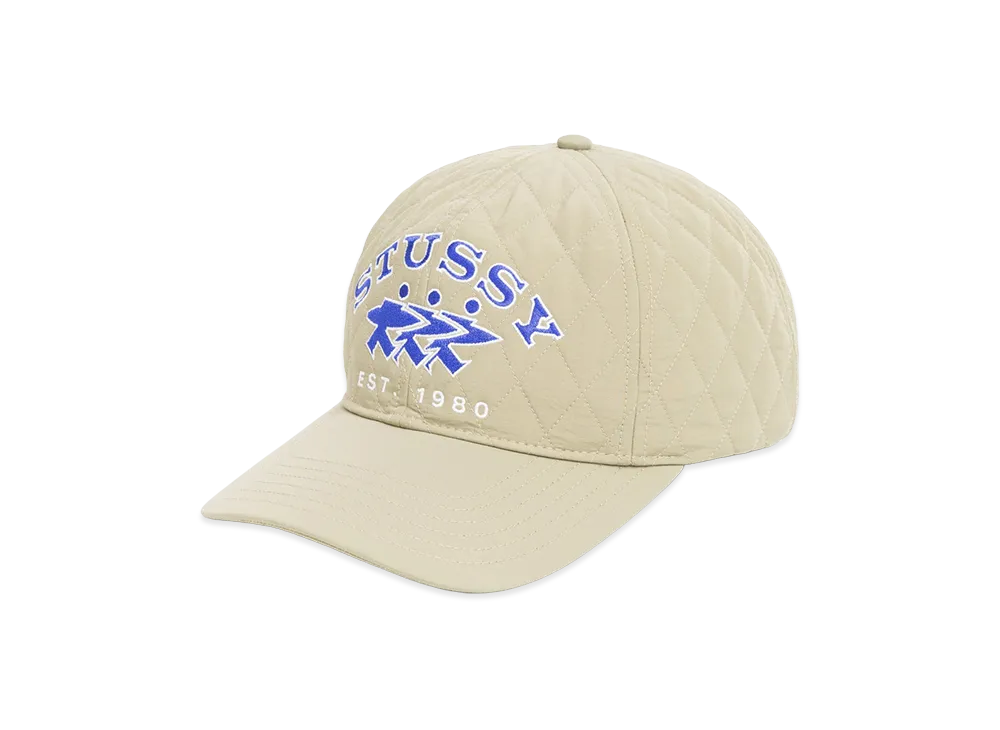Stussy Quilted Surfwalk Snapback Cap "Khaki"