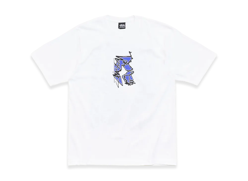 Stussy Smooth Sk8 Tee "White"