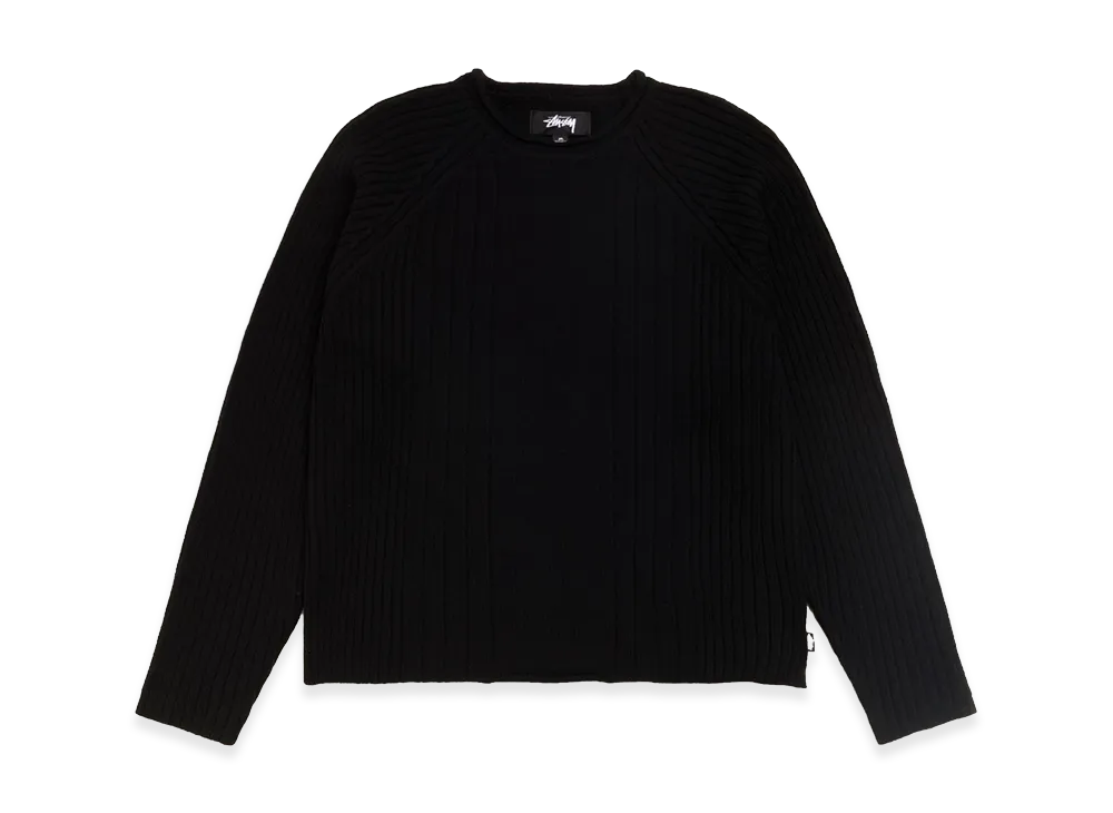 Stussy Merino Roll Neck Sweater "Black"