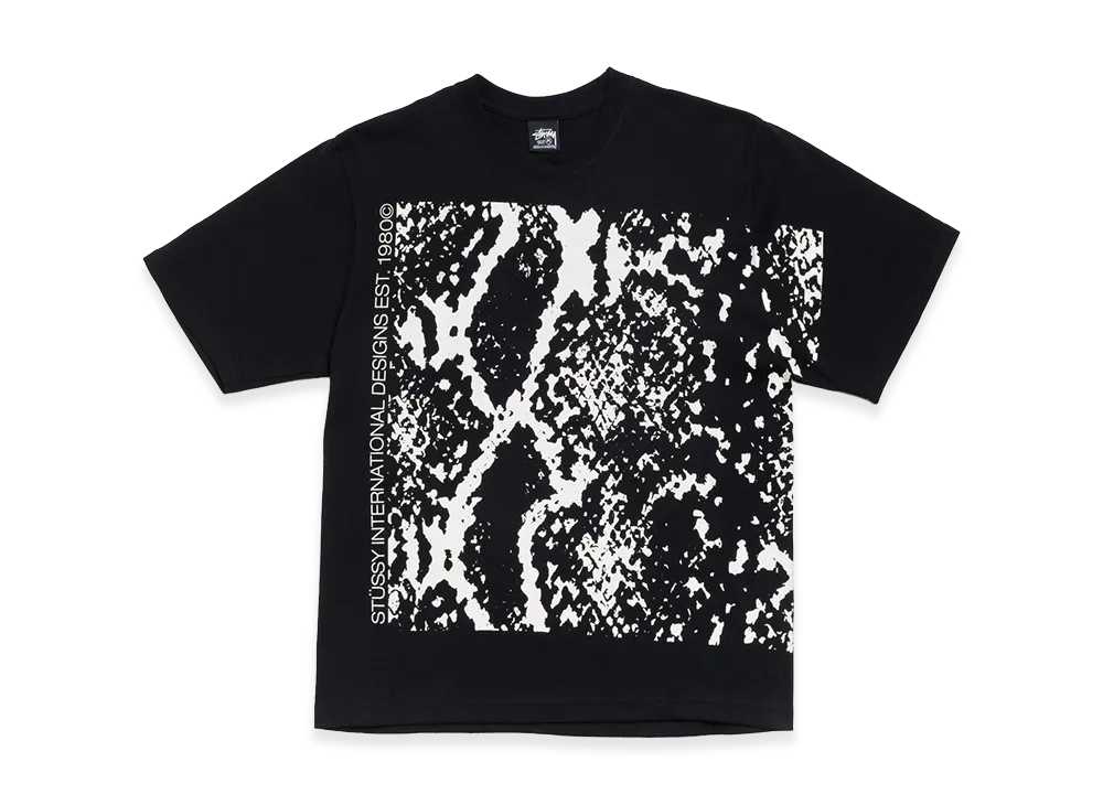 Stussy Snakeskin Tee "Black"
