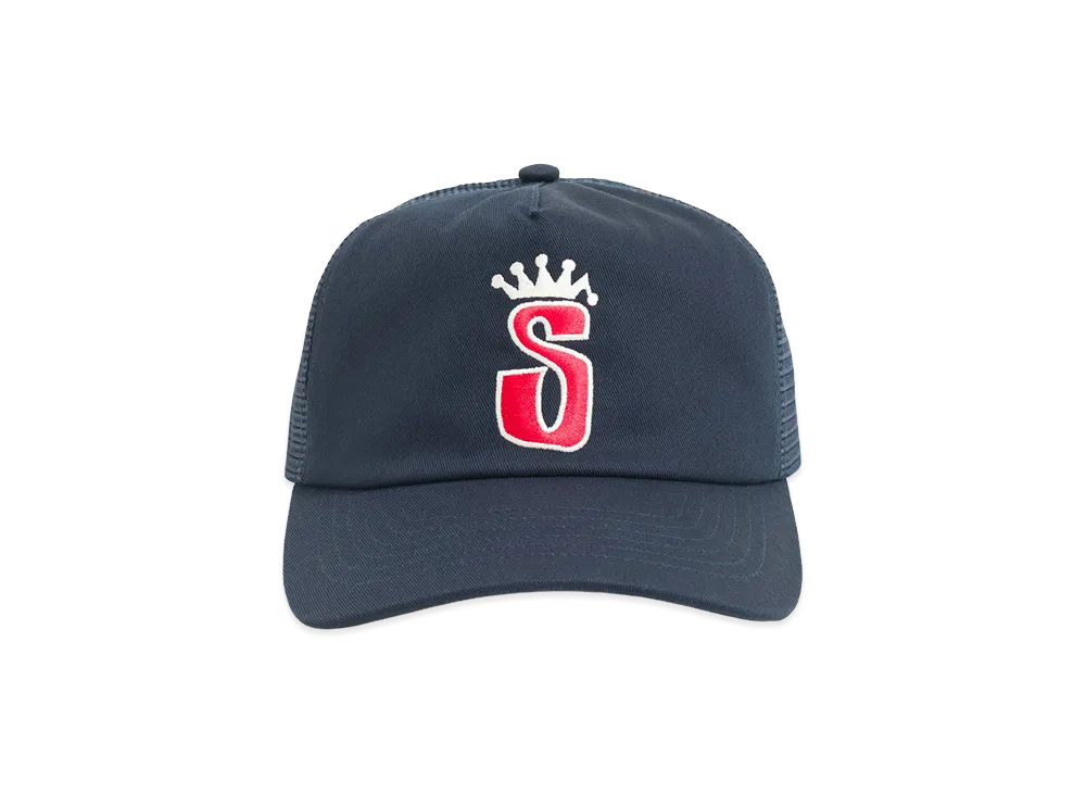 Stussy S Crown Trucker "Navy"