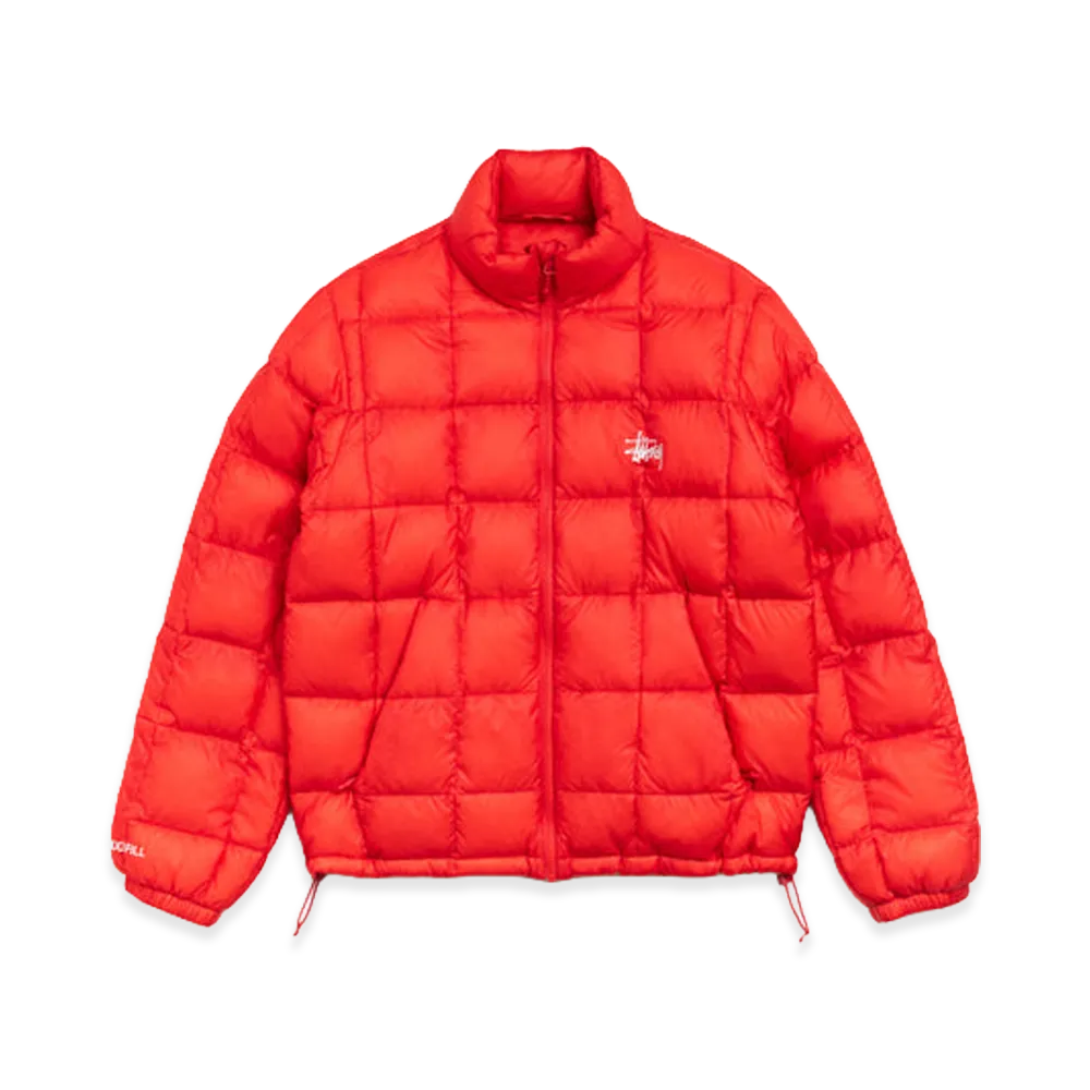Stussy Midweight Puffer "Red"