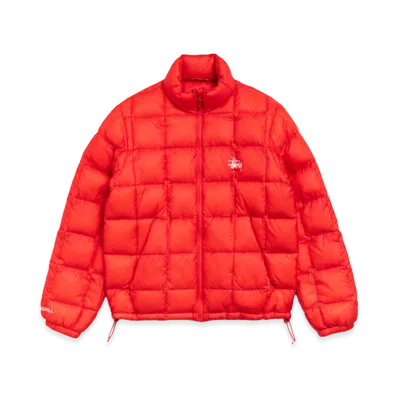 Stussy Midweight Puffer "Red"