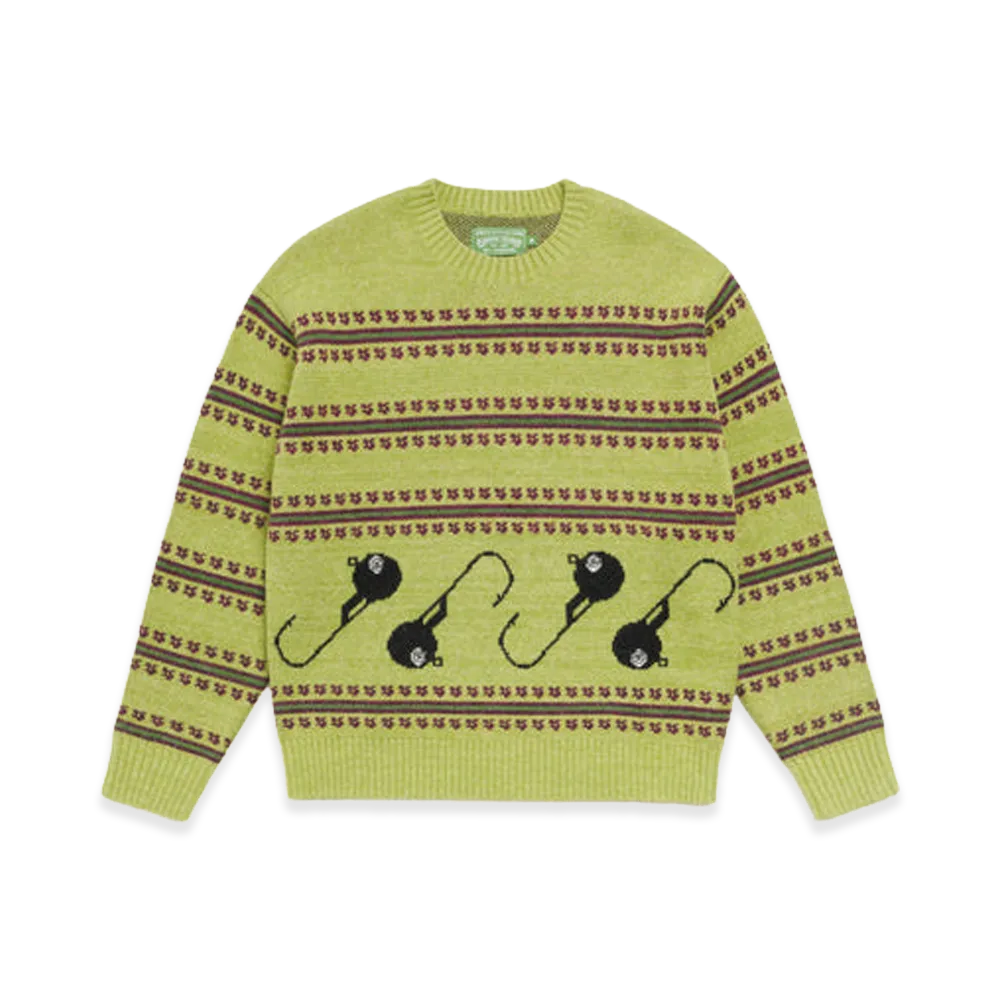 Stussy x DENIM TEARS Knit Sweater "Green"