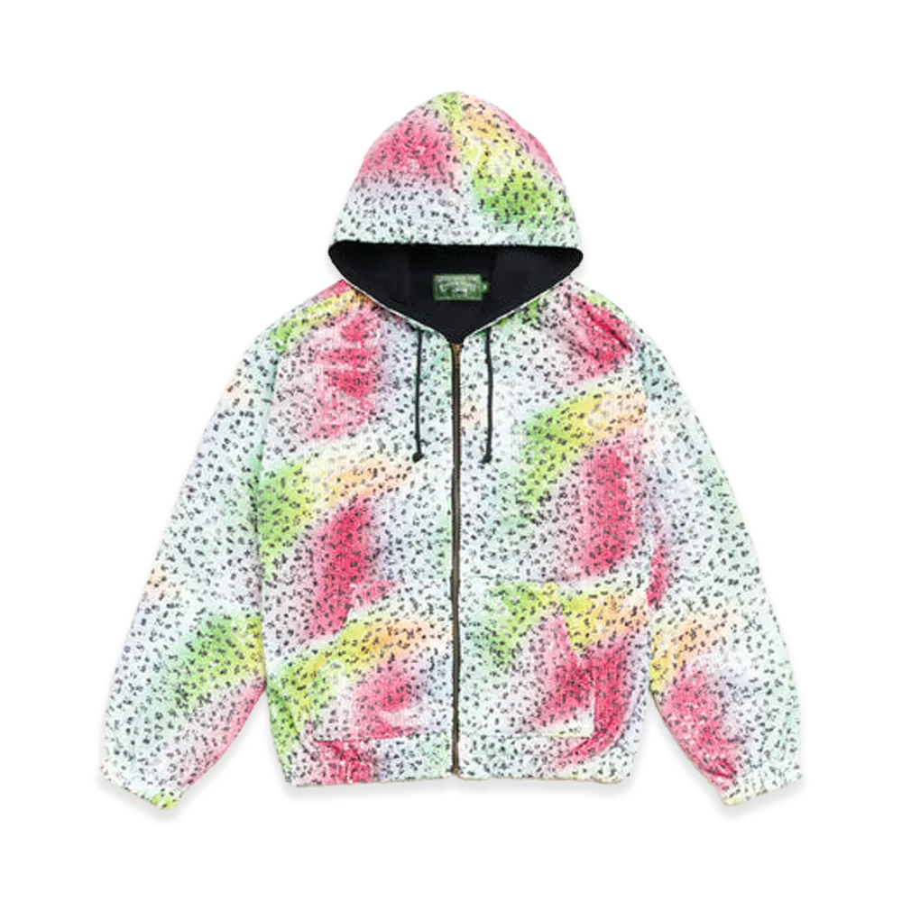 Stussy x DENIM TEARS Sequin Zip Hoodie "Multi"