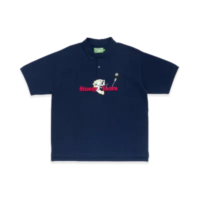Stussy x DENIM TEARS Polo "Navy"