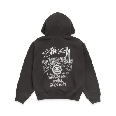 Stussy x DENIM TEARS Pullover Hoodie "Black"