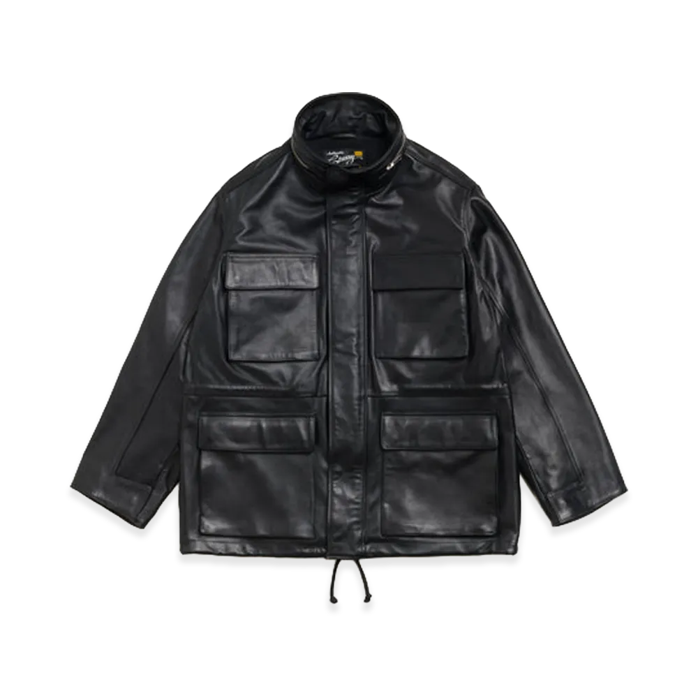 Stussy Leather M-65 Jacket "Black"