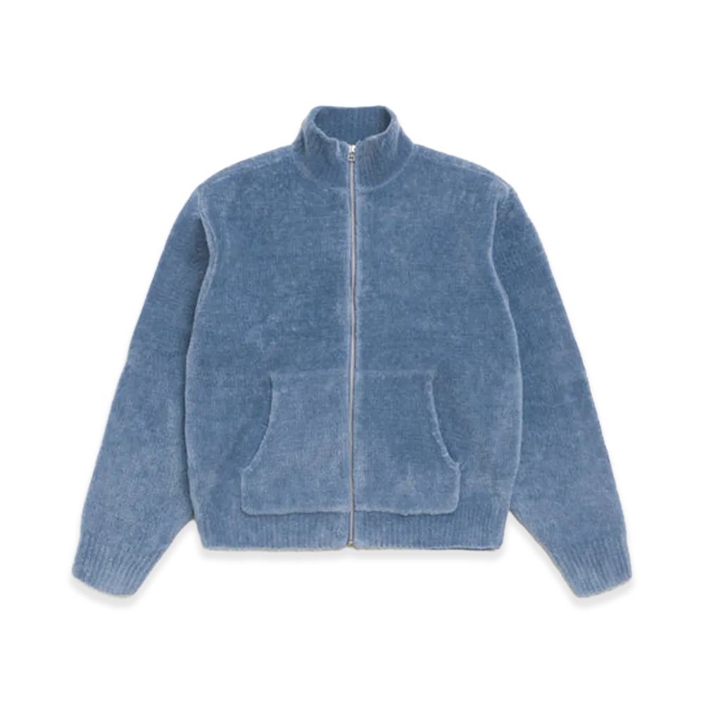 Stussy Cashmere Zip Sweater "Blue"