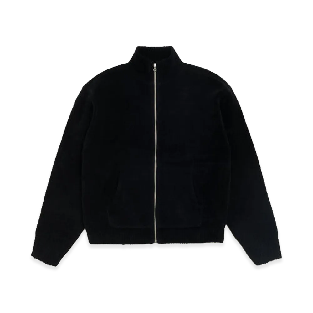 Stussy Cashmere Zip Sweater "Black"