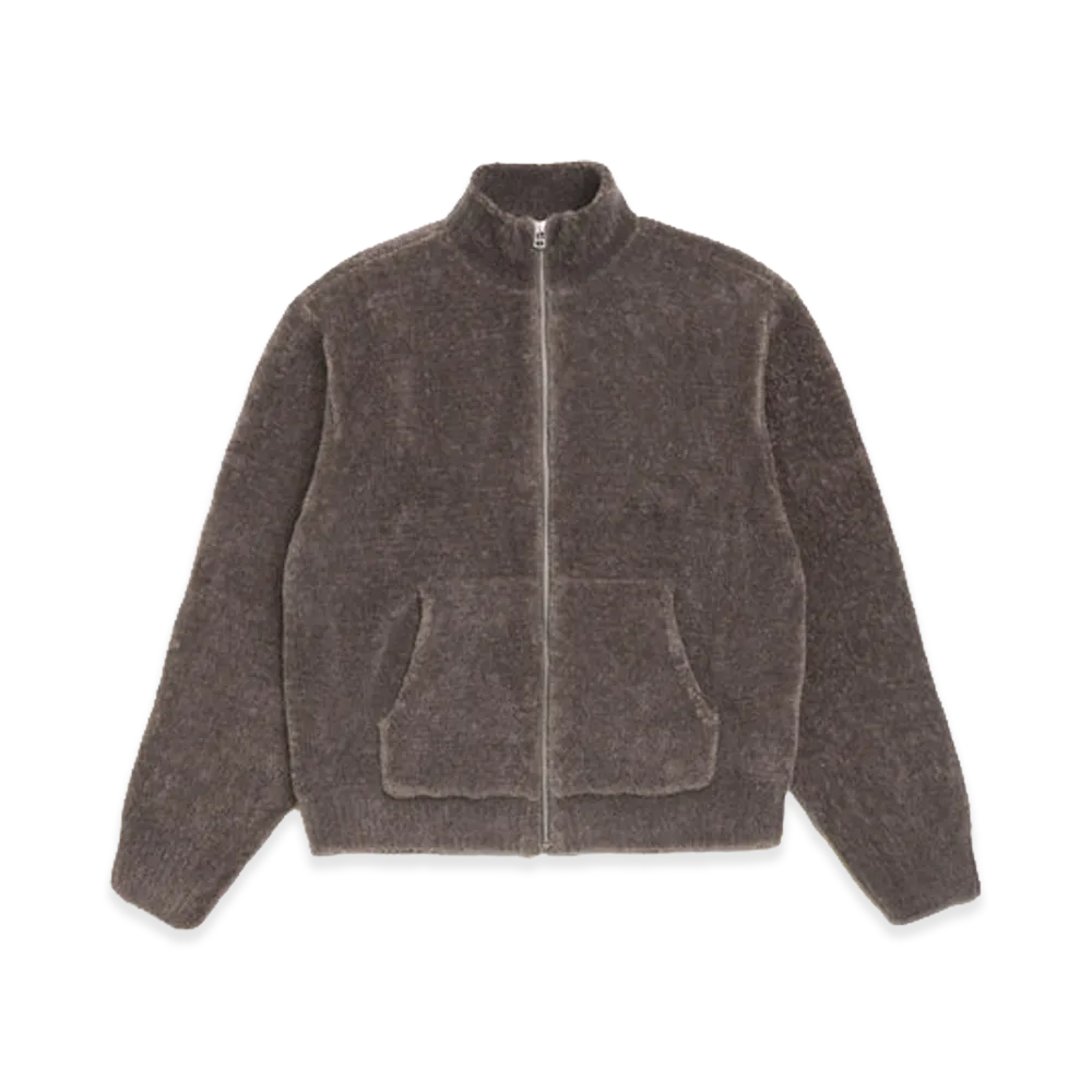 Stussy Cashmere Zip Sweater "Brown"