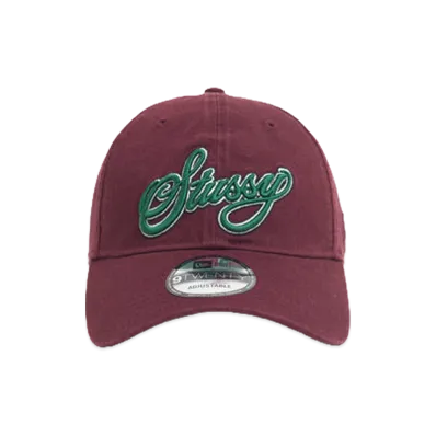 Stussy 9Twenty Cursive Cap "Maroon"