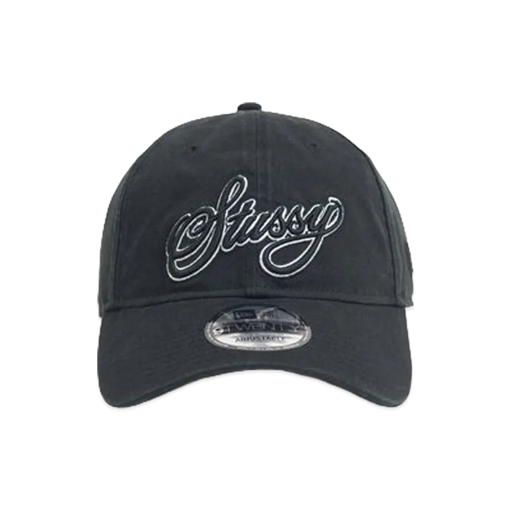 Stussy 9Twenty Cursive Cap "Black"