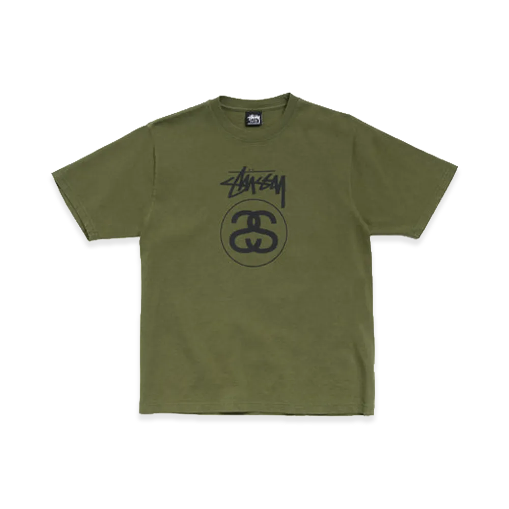 Stussy Stock Link Tee "Olive"