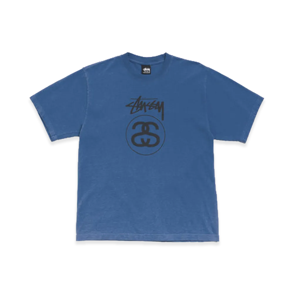 Stussy Stock Link Tee "Blue"