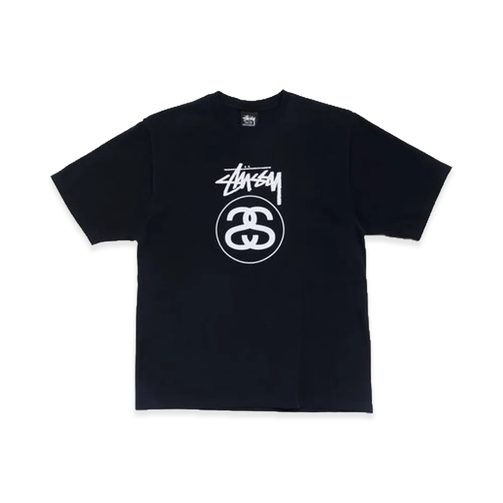 Stussy Stock Link Tee "Black"