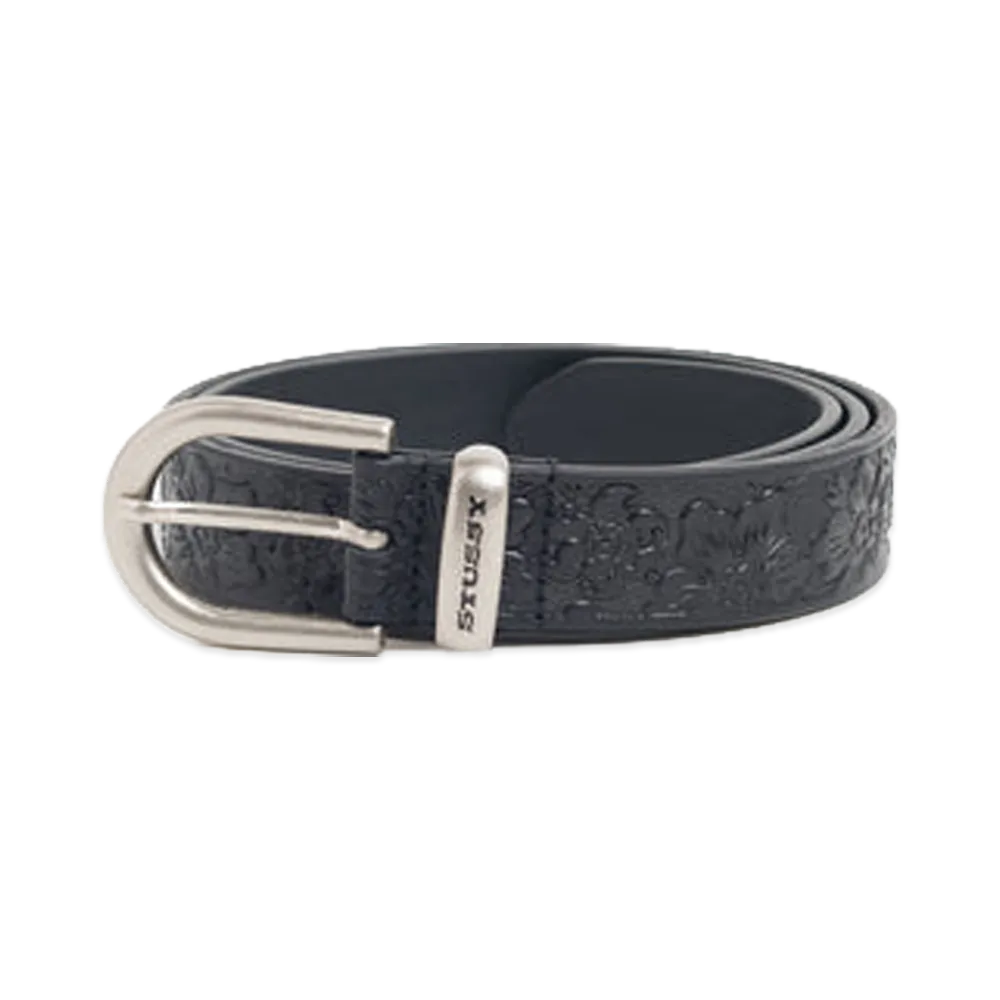 Stussy Leather Hawaiian Belt "Black"