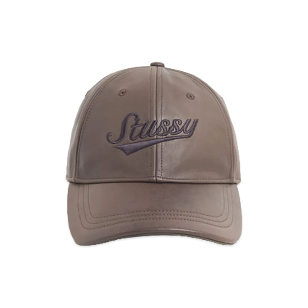 Stussy Athletic Leather Cap "Brown"