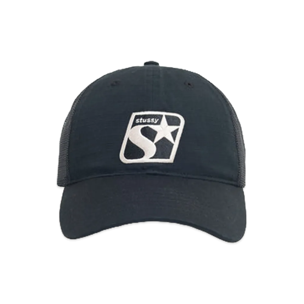 Stussy Ripstop S Star Trucker "Black"