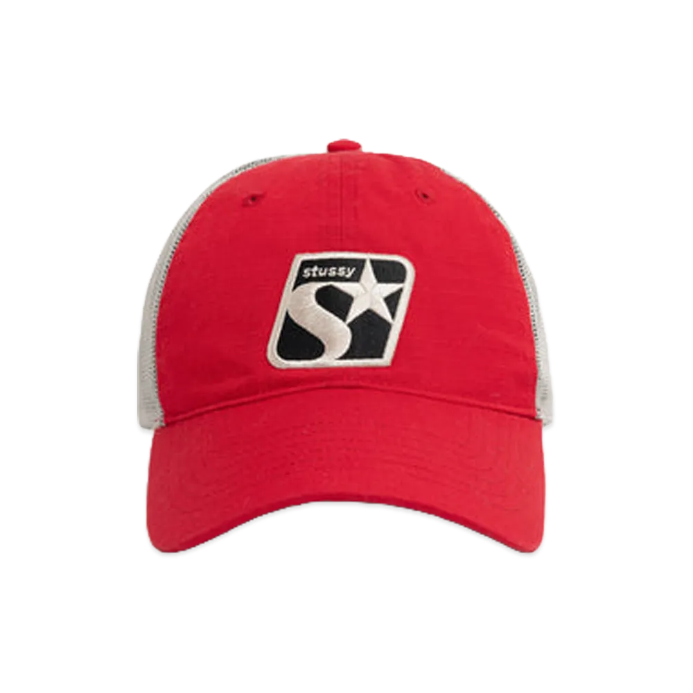 Stussy Ripstop S Star Trucker "Red"