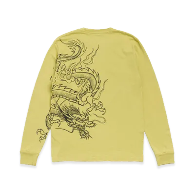 Stussy Dragon LS Tee "Palm"