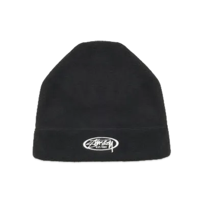 Stussy Oval Fleece Skullcap "Black"