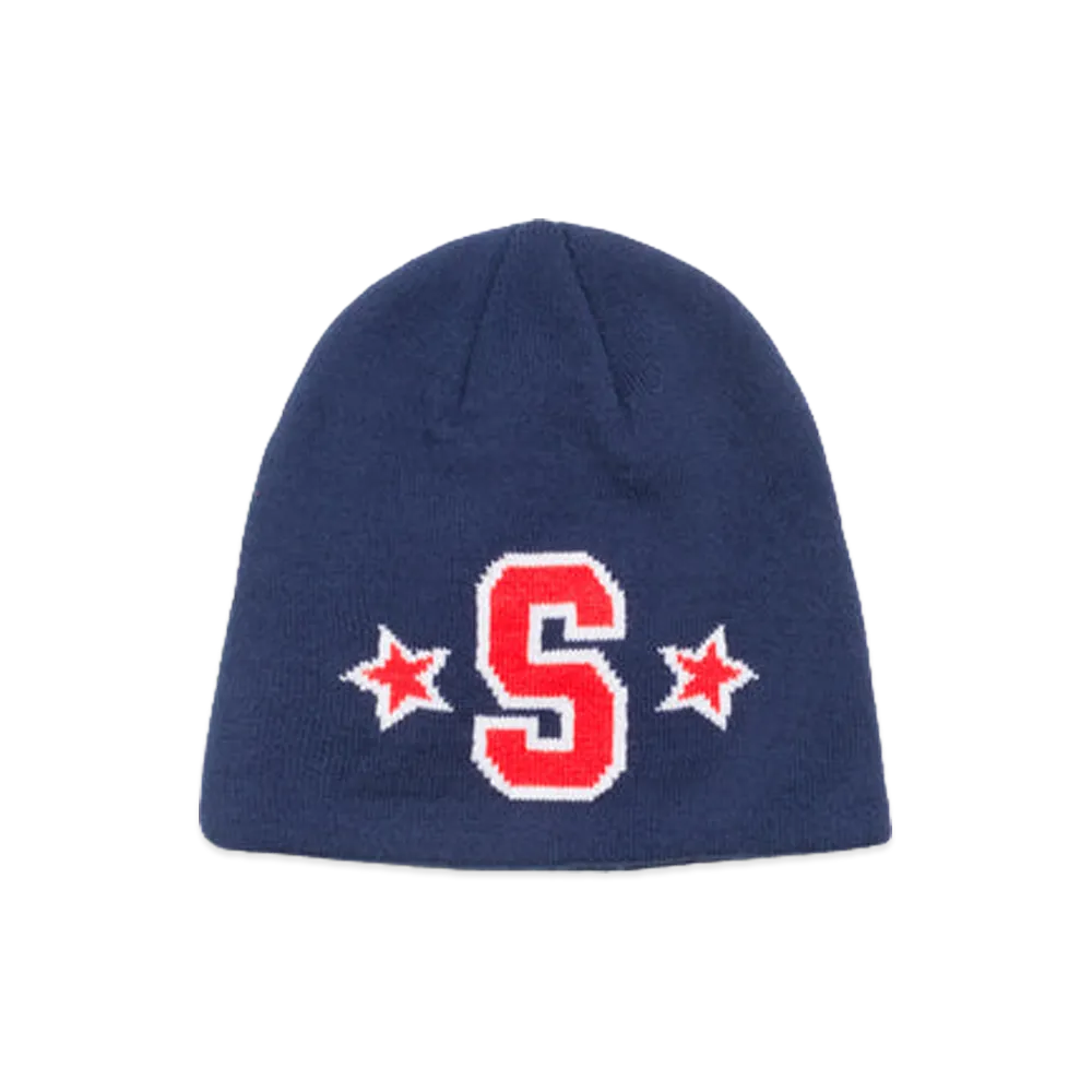 Stussy Varsity S Skullcap "Navy"