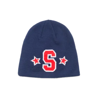 Stussy Varsity S Skullcap "Navy"