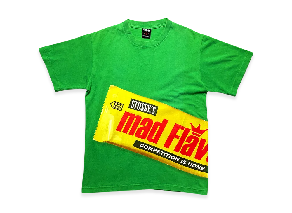 Stussy Mad Flavour Tee "Volt Green"