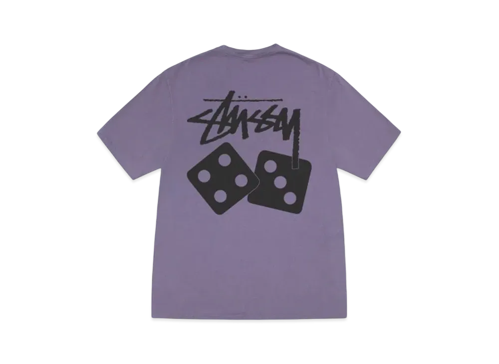 Stussy Dice Tee Pigment Dyed "Grape"