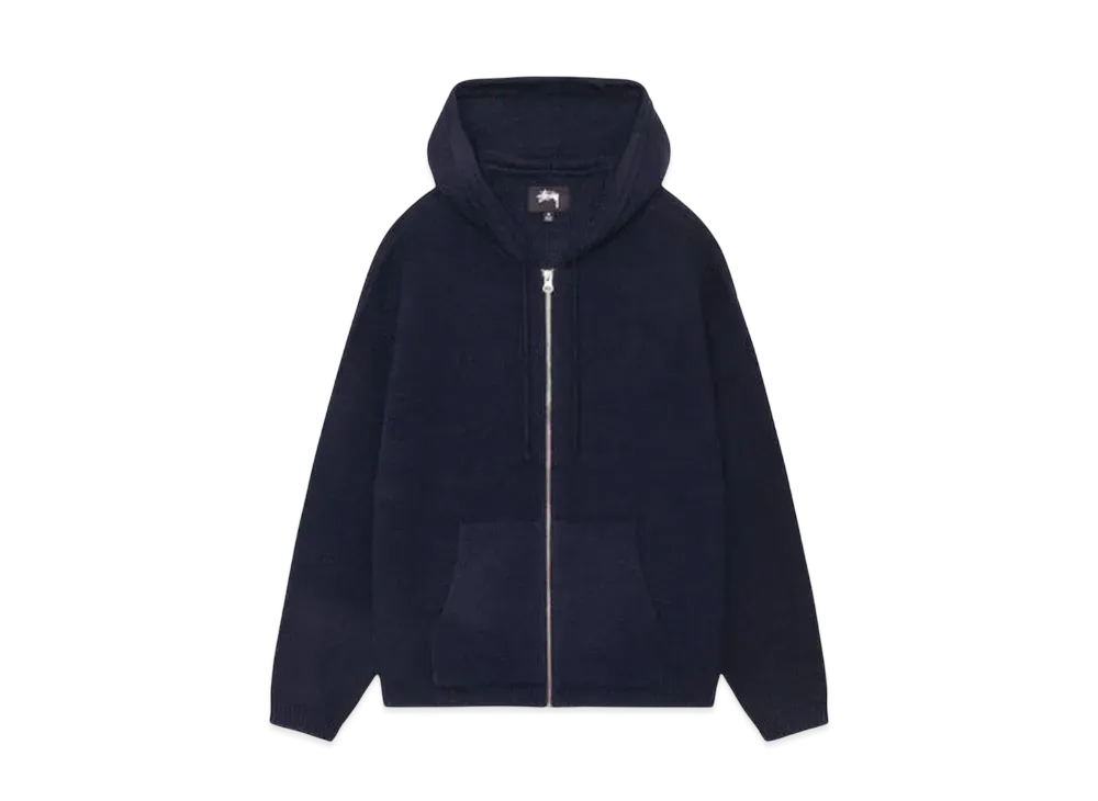 Stussy Hooded Zip Sweater "Navy"