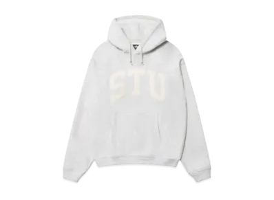 Stussy Stu Applique Hoodie "Ash Heather"