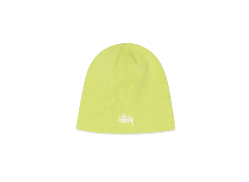 Stussy Basic Skullcap "Lime Green"