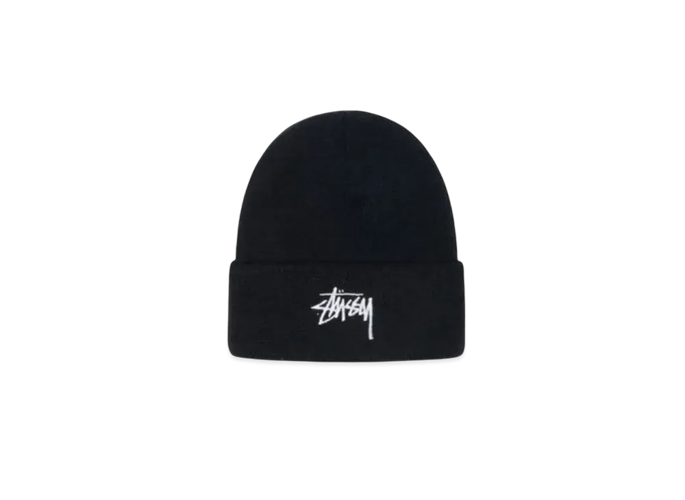 Stussy Cuff Beanie Stock "Black"