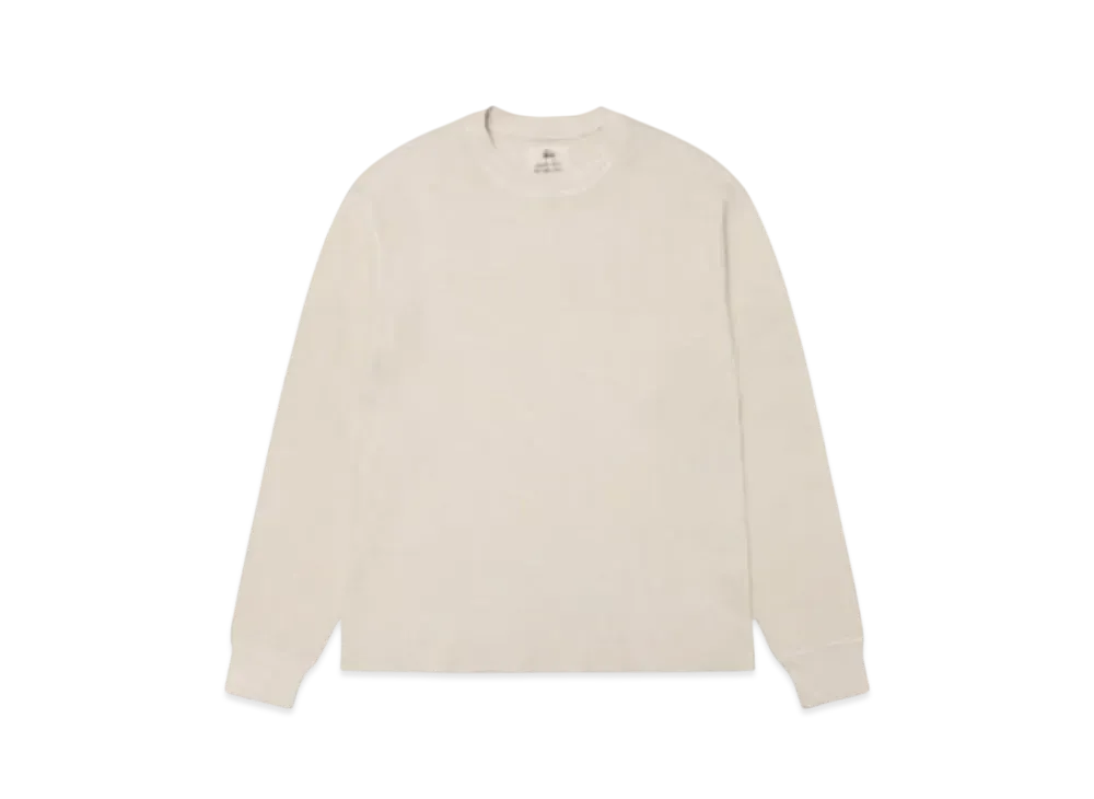 Stussy Garment Dyed LS Thermal "Bone"