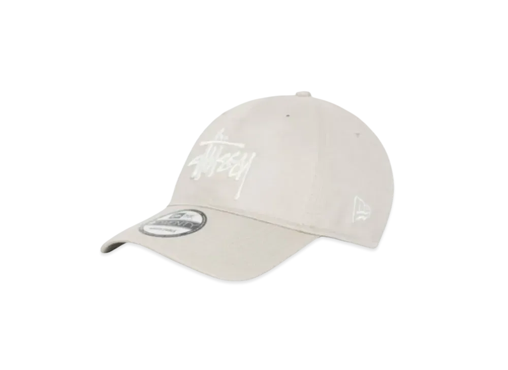Stussy New Era 9Twenty Basic Strapback "Stone"