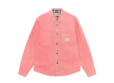 Stussy Heavy Washed Canvas Shirt "Berry"