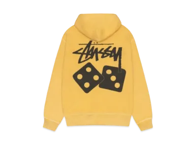 Stussy Dice Zip Hoodie Pigment Dyed "Yellow"