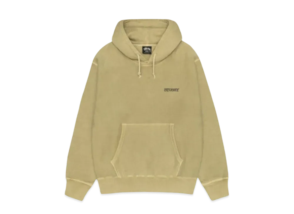 Stussy Jumbo Hoodie Pigment Dyed "Elm"